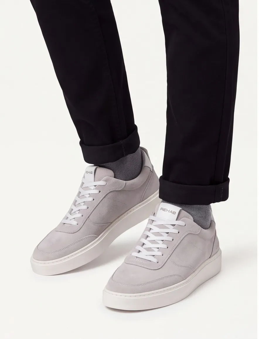 Rehab sneakers grijs effen OLIVER SUE