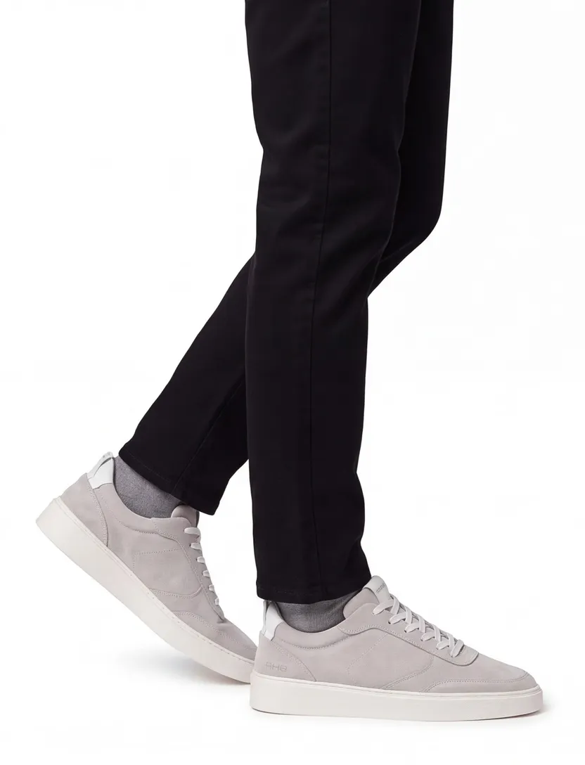 Rehab sneakers grijs effen OLIVER SUE leer