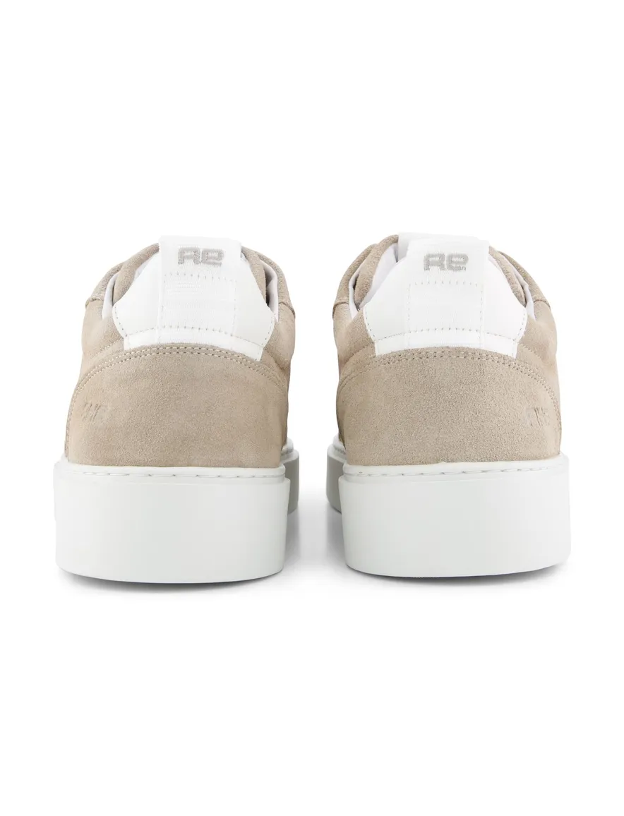 Rehab sneakers beige leer
