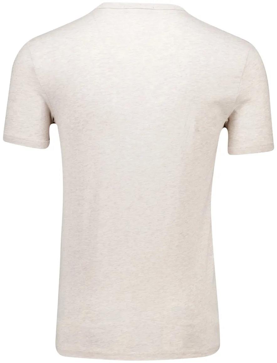 Fred Perry ringer t-shirt lichtbeige