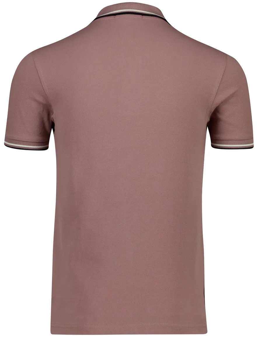 Fred Perry polo rood effen