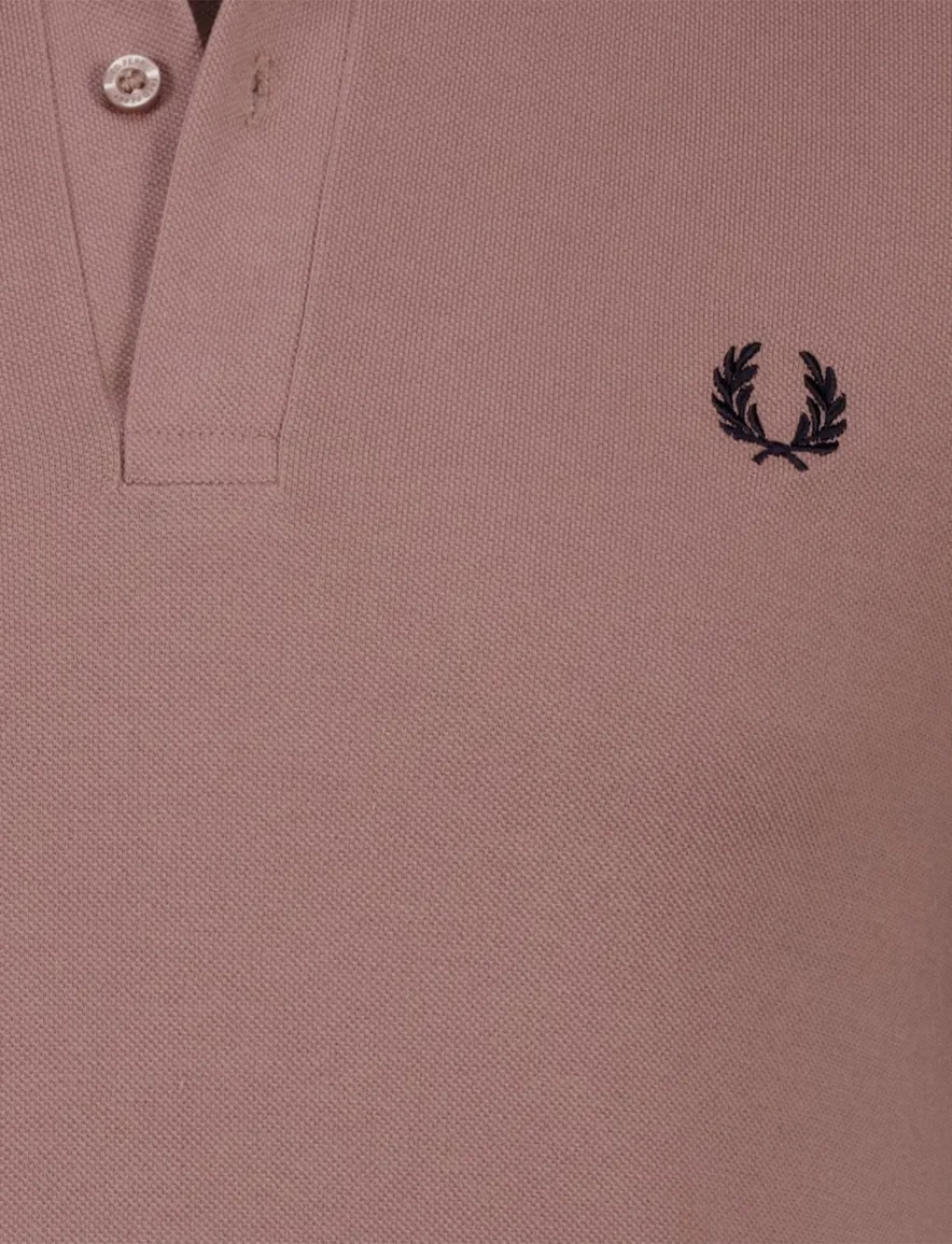 Fred Perry polo rood effen