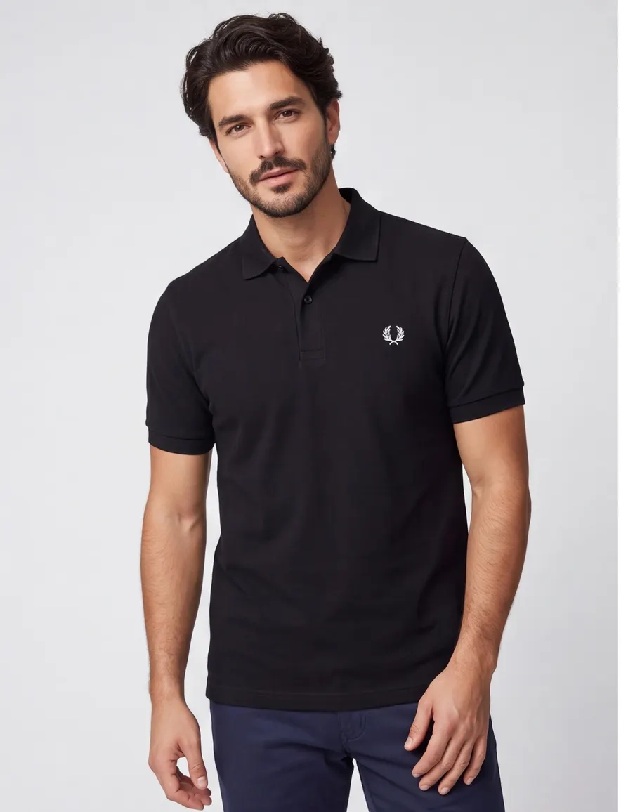 Fred Perry poloshirt korte mouw groen