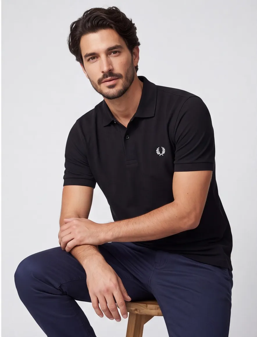 Fred Perry poloshirt korte mouw groen