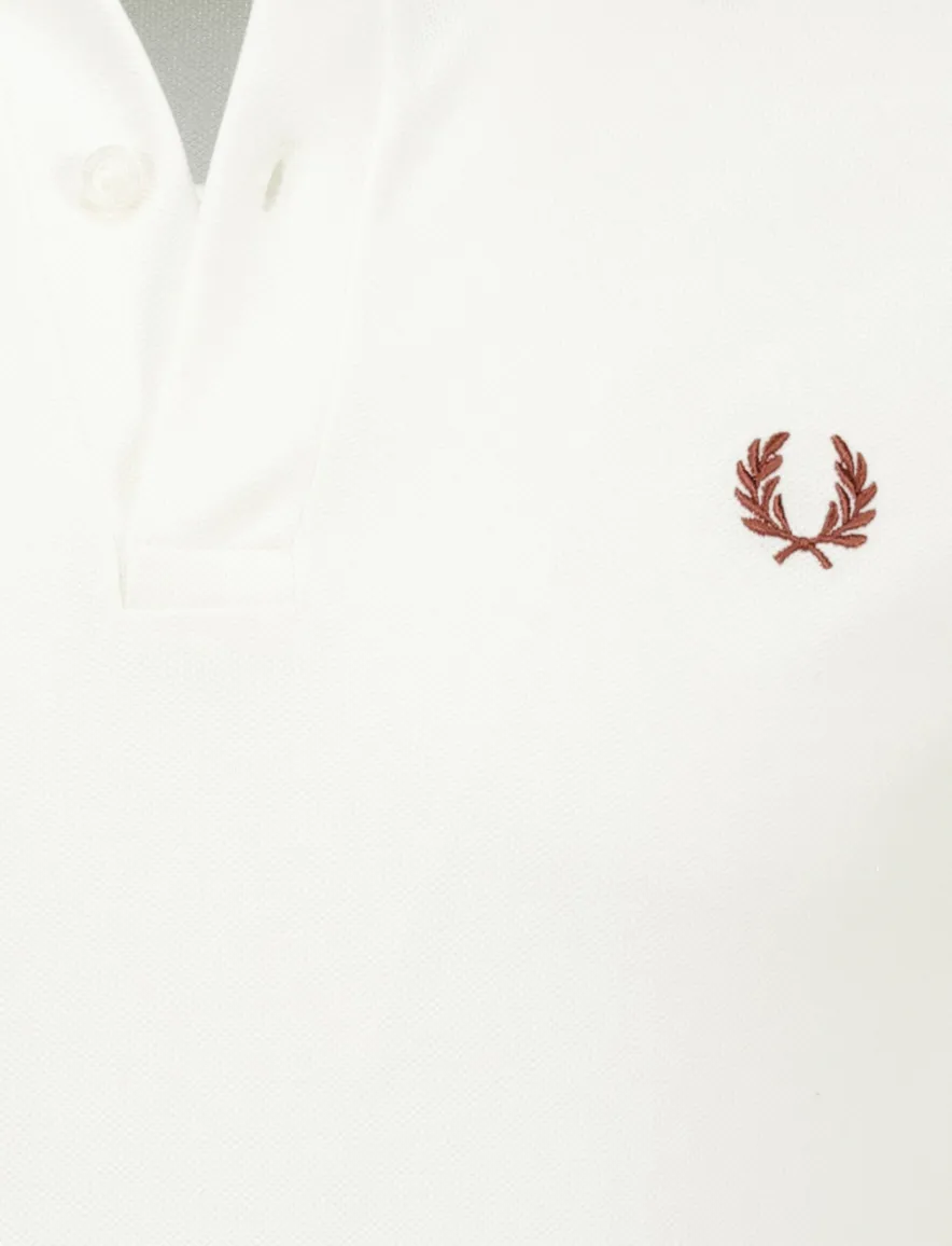 Fred Perry polo wit effen