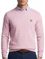 Lyle & Scott trui roze gele vogel ronde-hals