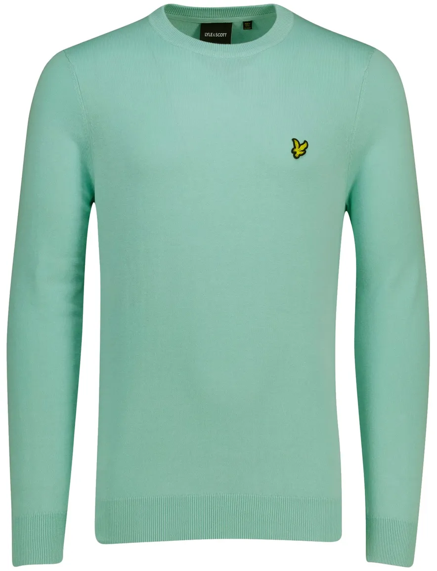 Lyle & Scott trui turquoise