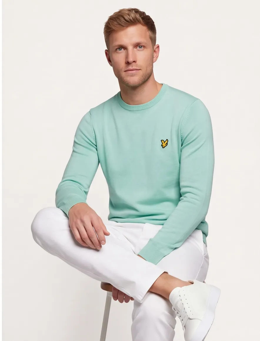 trui lichtblauw Lyle & Scott