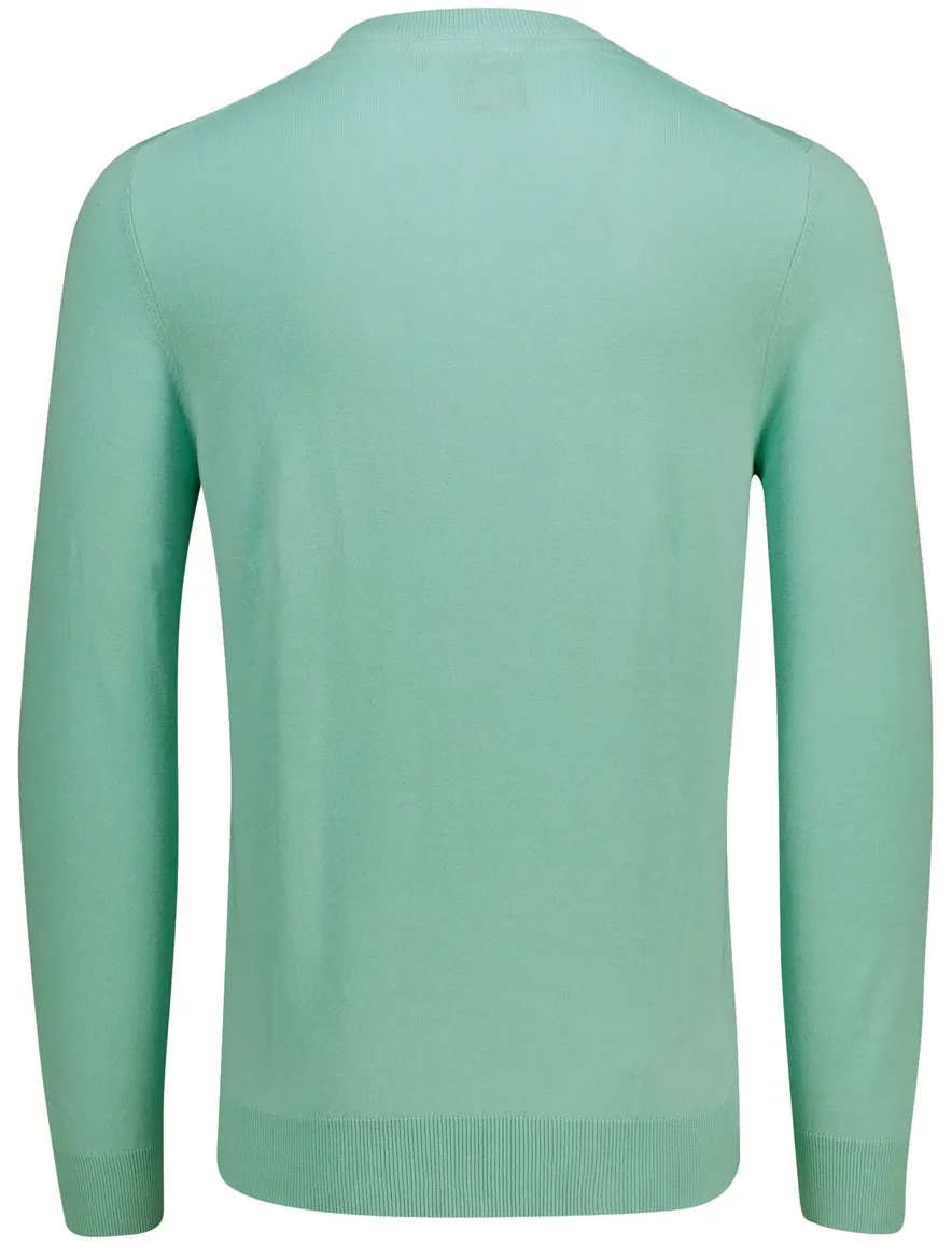 Lyle & Scott trui turquoise