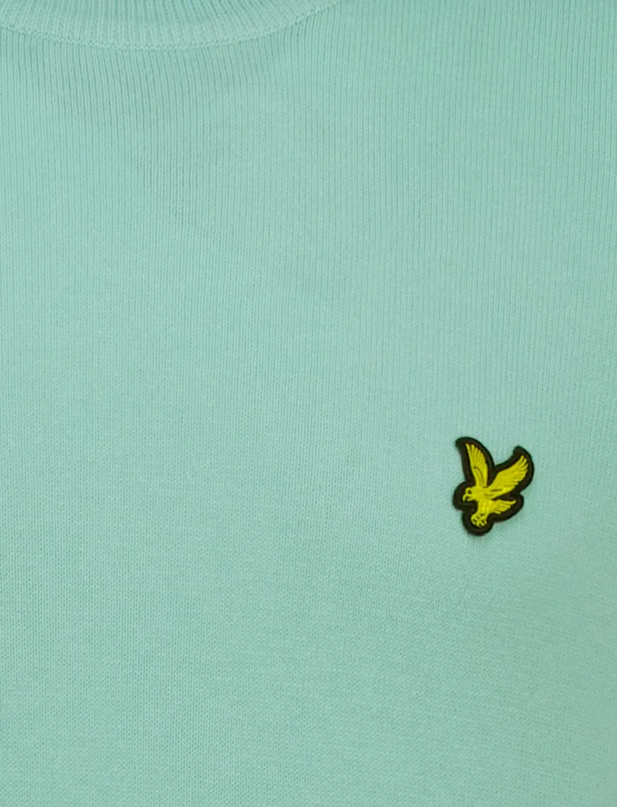 Lyle & Scott trui turquoise