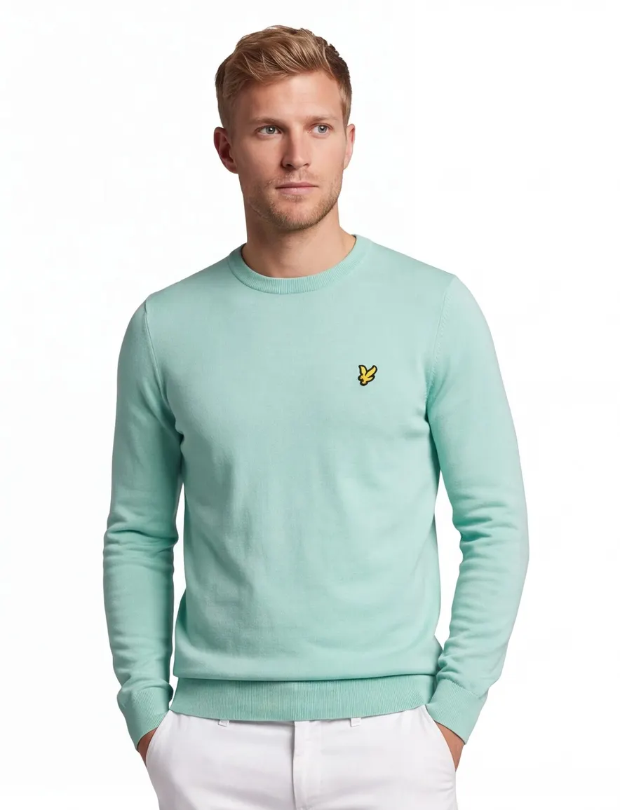 trui lichtblauw Lyle & Scott