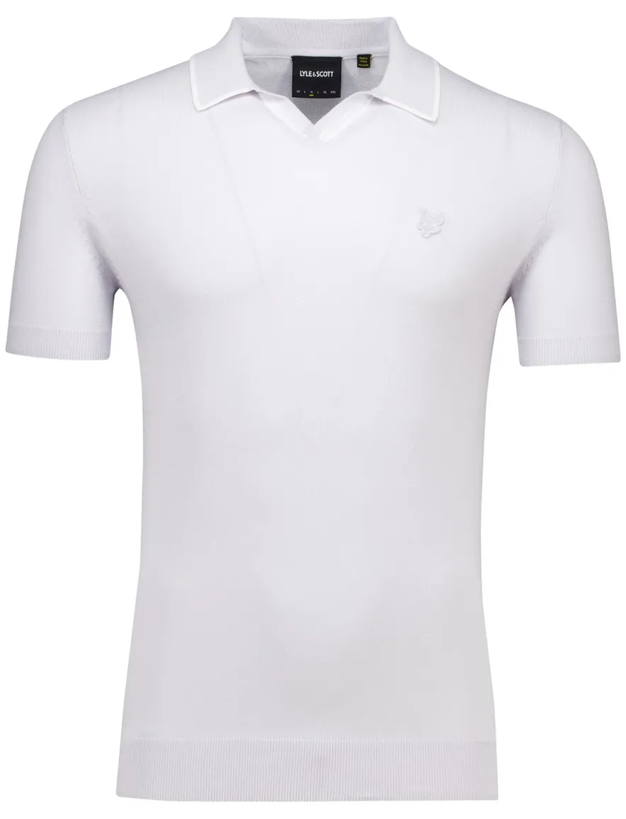 poloshirt korte mouw lichtblauw Lyle & Scott