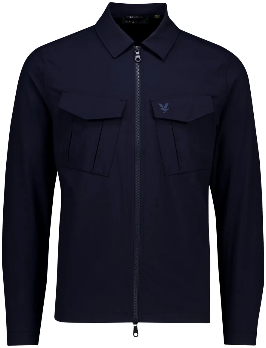 Lyle & Scott overshirt donkerblauw
