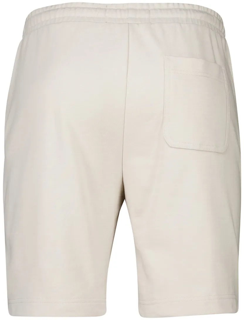 katoenen Lyle & Scott short creme slim fit
