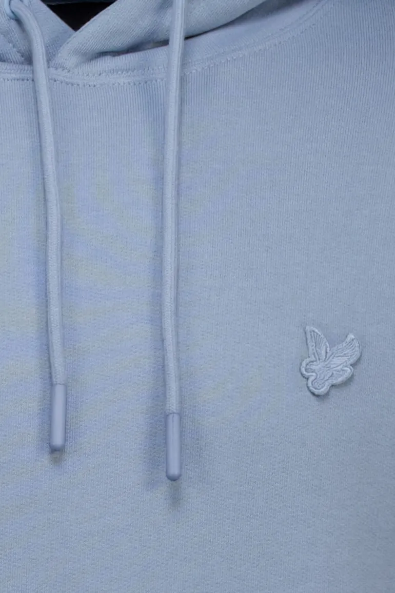 Lyle & Scott hoodie blauw katoen