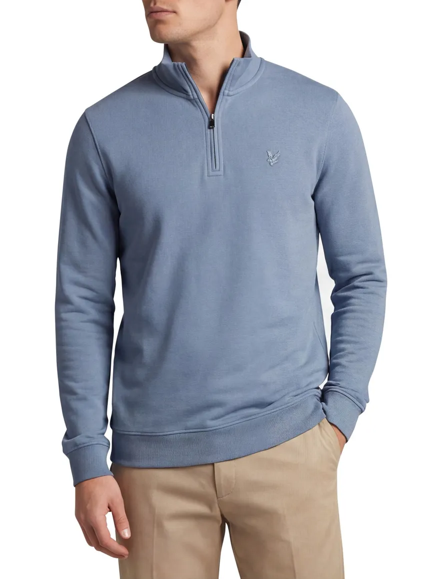 Lyle & Scott SuperFine half zip sweater