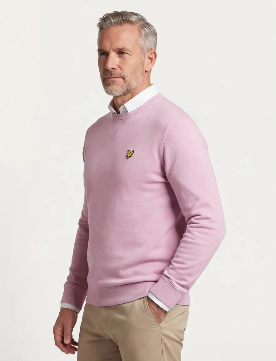 Lyle & Scott sweater roze