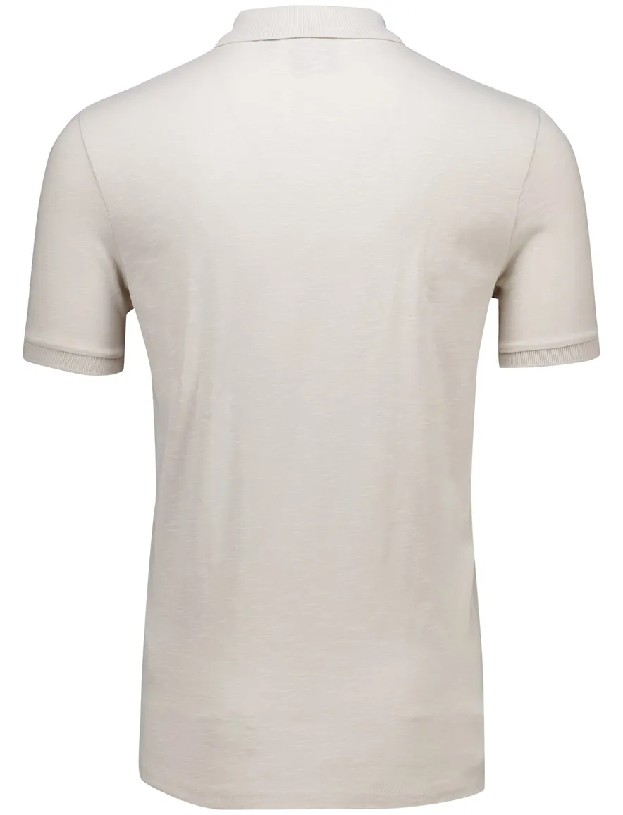 Lyle & Scott polo creme katoen