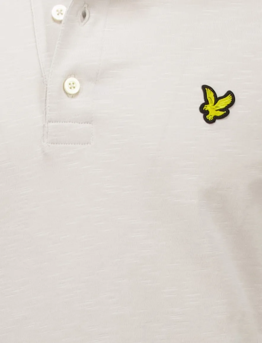 Lyle & Scott polo creme katoen