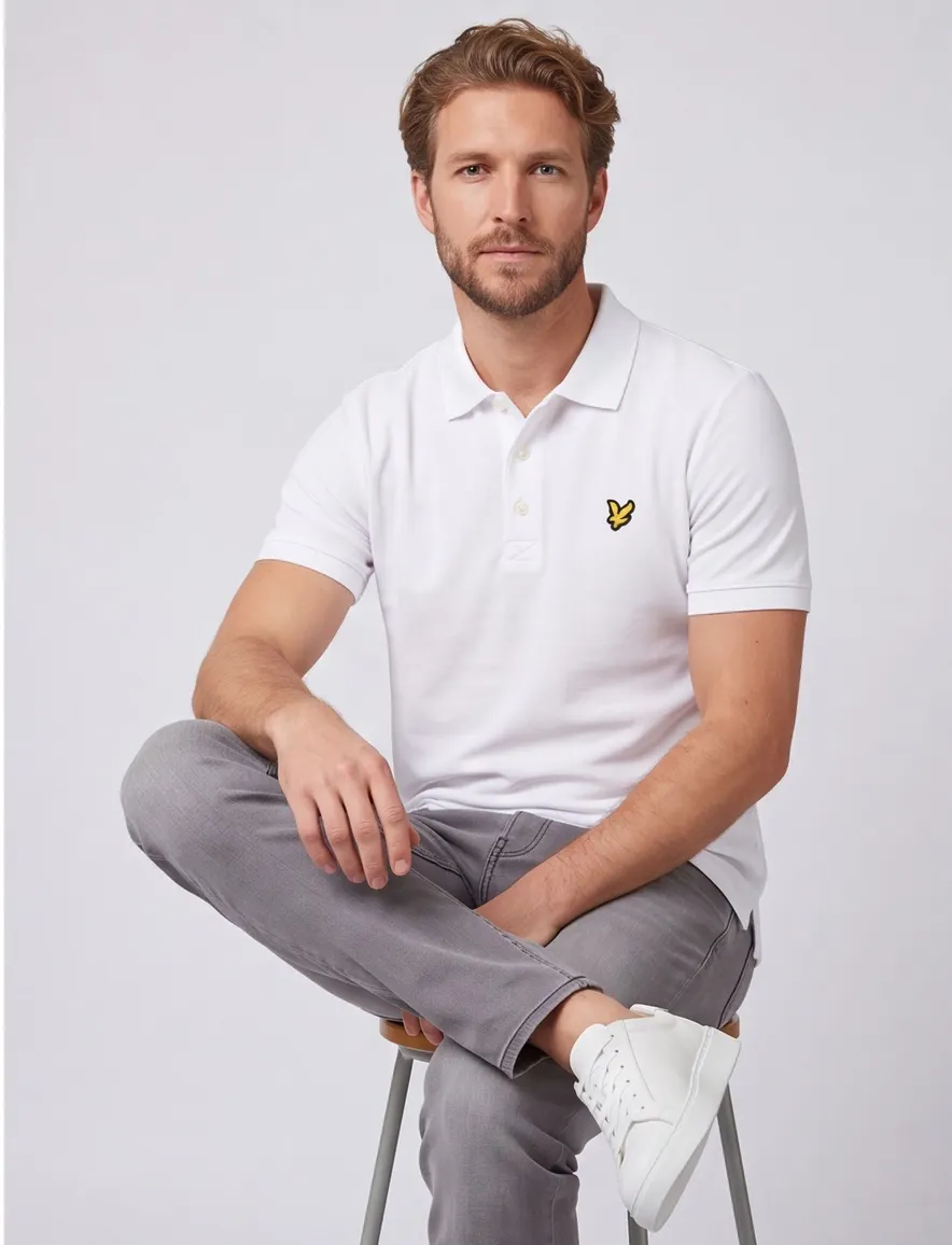 Lyle & Scott polo-shirt wit