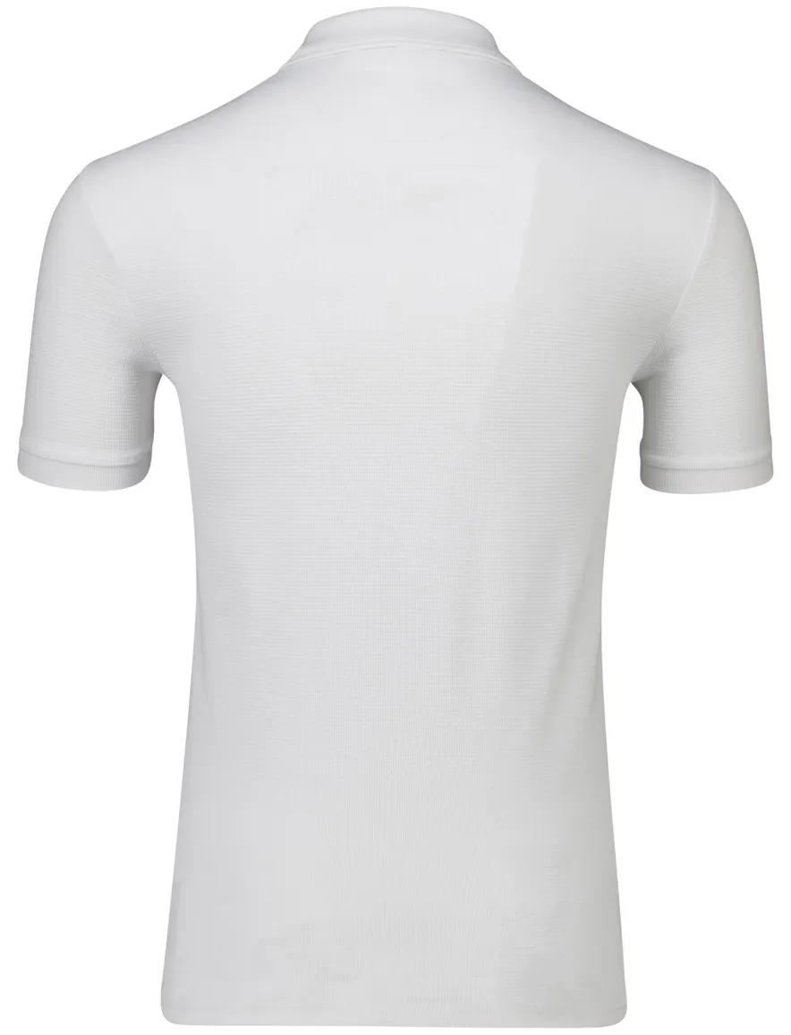 Lyle & Scott poloshirt wit effen slim fit katoen