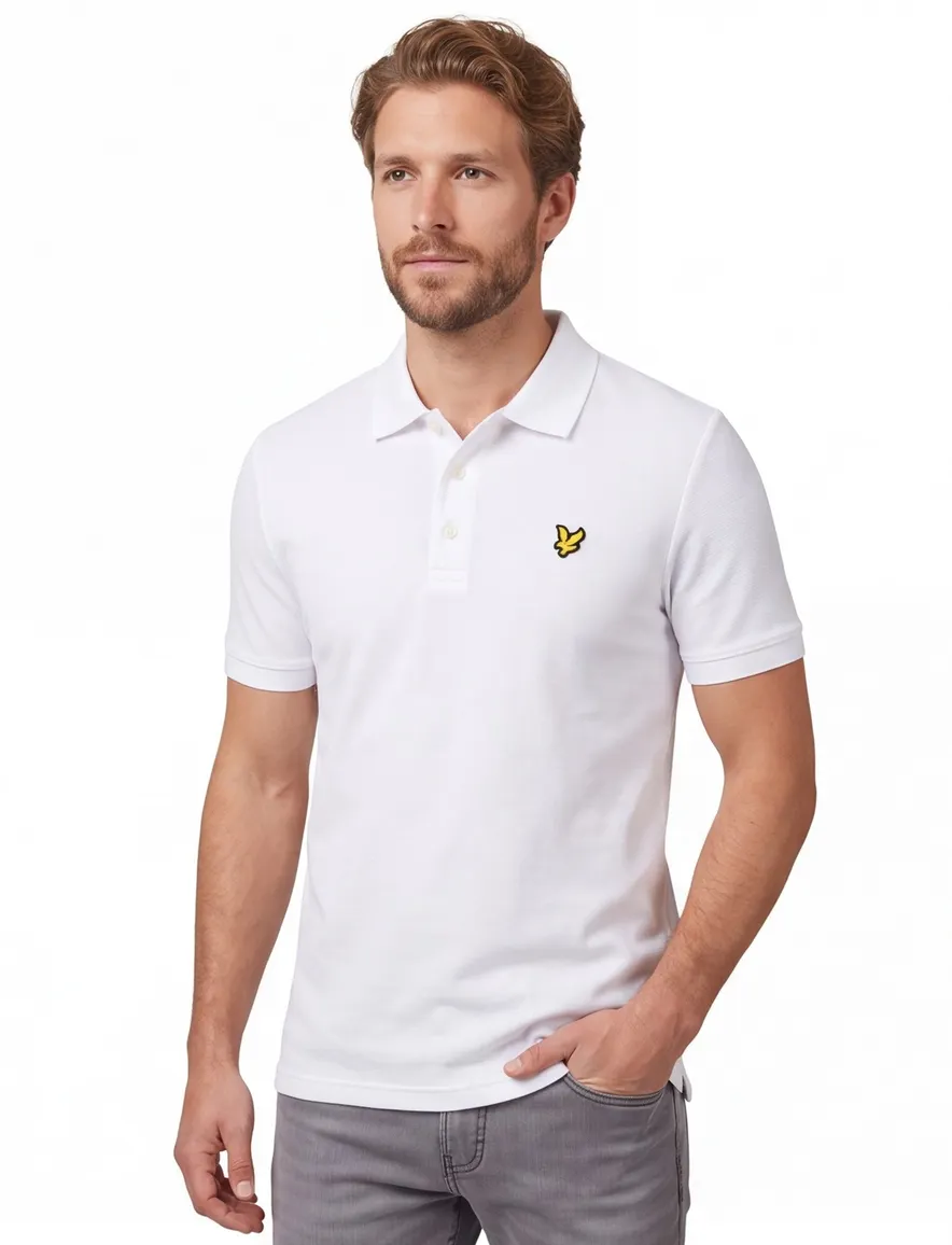 Lyle & Scott polo-shirt wit