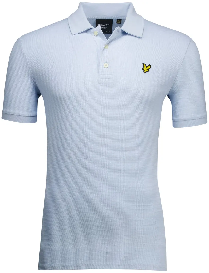 Lyle & Scott Milano polo shirt lichtblauw