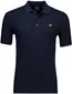 donkerblauw Lyle & Scott Milano polo shirt
