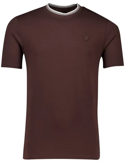 Lyle & Scott Lyle & Scott T-shirt bruin katoen