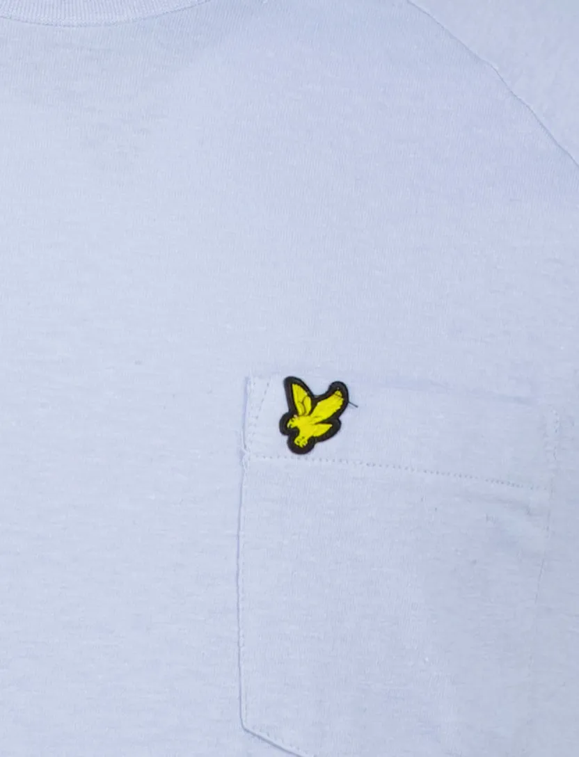 Lyle & Scott T-shirt lichtblauw katoen