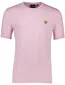 Lyle & Scott T-shirt roze katoen