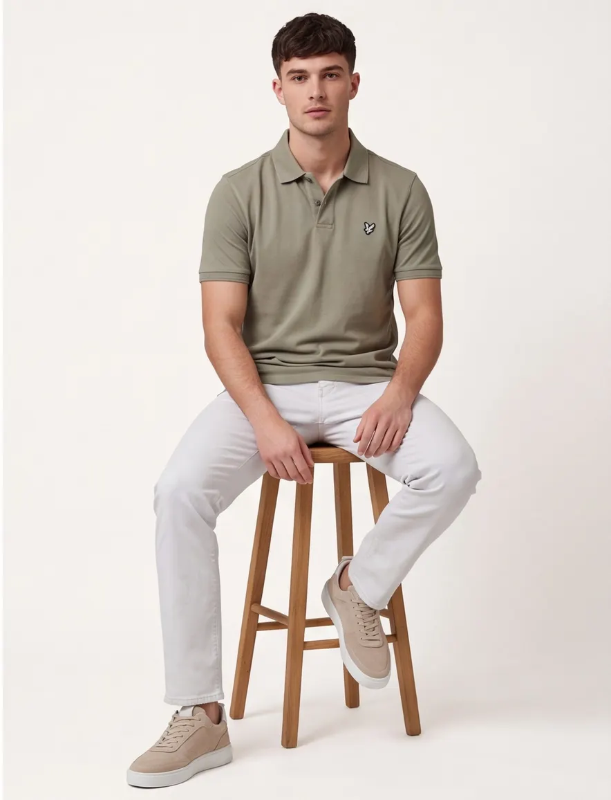 Lyle & Scott polo-shirt beige