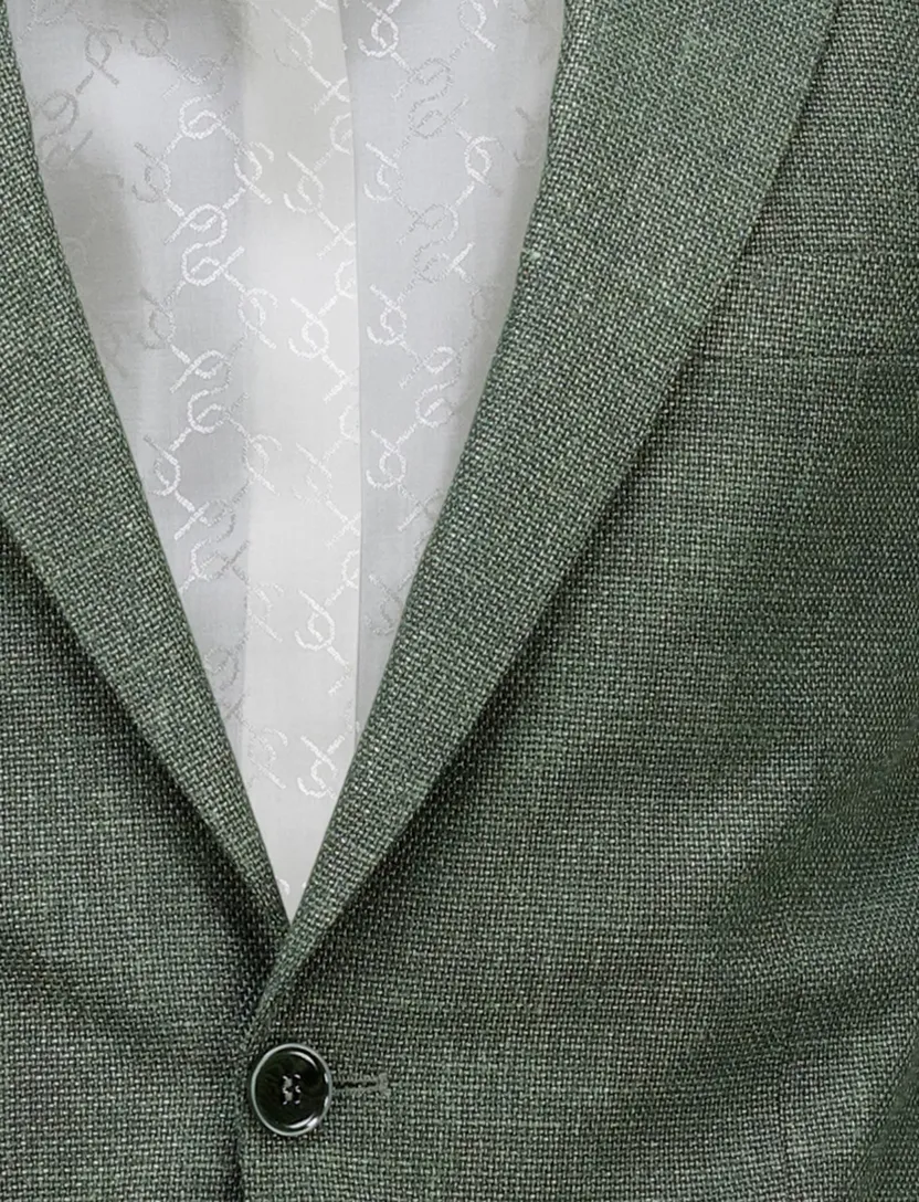 colbert Carl Gross groen gemeleerd normale fit
