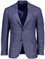 Wellington of Bilmore colbert blauw geruit zijde
