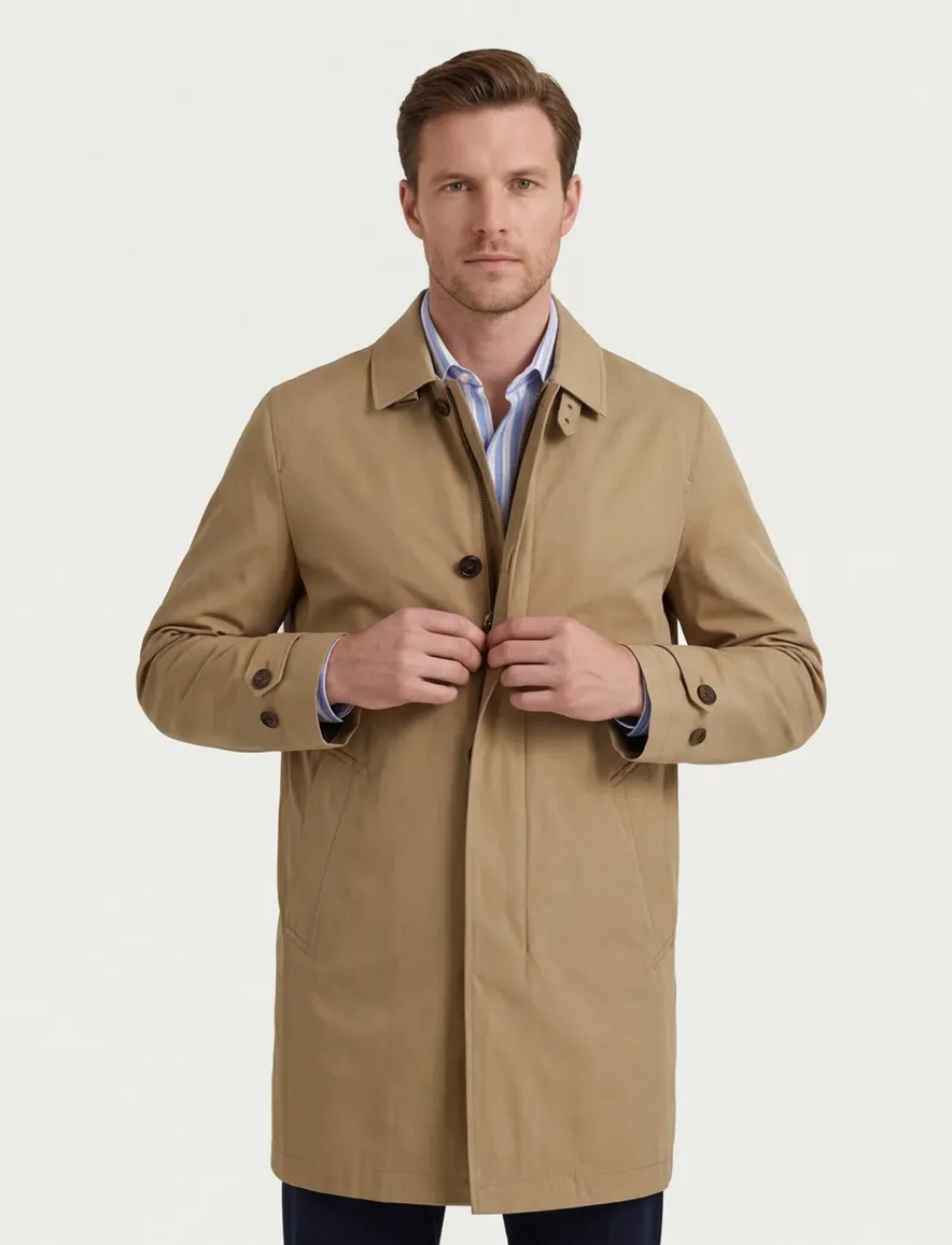 Wellington of Bilmore zomerjas beige effen lang