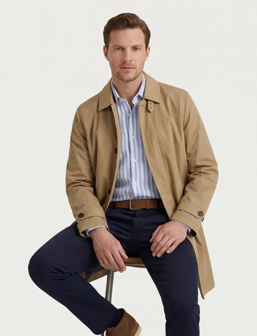 Wellington of Bilmore zomerjas beige effen lang