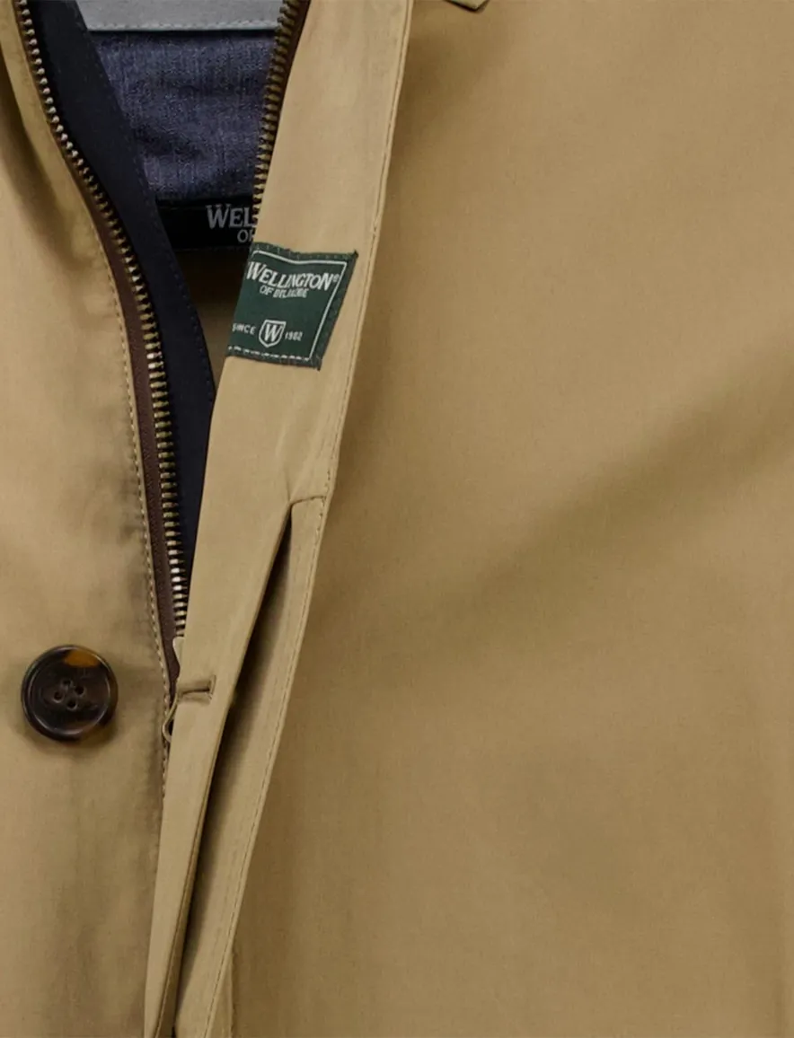 Wellington of Bilmore zomerjas beige effen lang