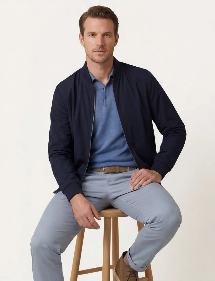 Wellington of Bilmore jack English Lumber donkerblauw effen