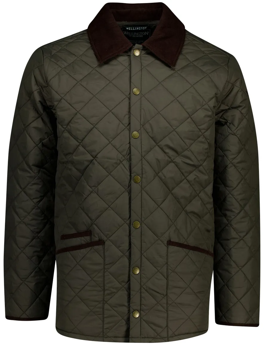 Wellington of Bilmore jack York quilted groen met vulling