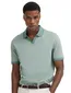 Bugatti polo turquoise zonder knopen katoen