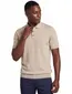 Bugatti polo beige met boord effen