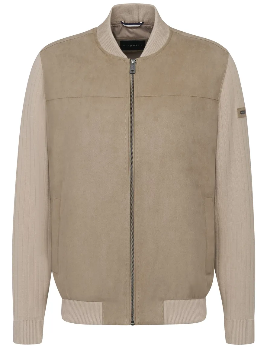 Bugatti outdoor vest beige wijde fit