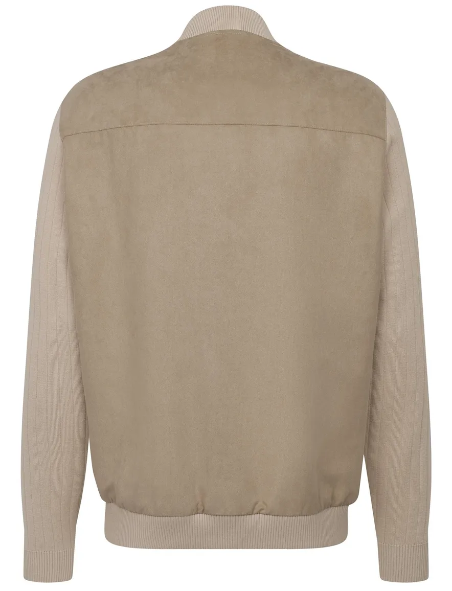 Bugatti outdoor vest beige wijde fit