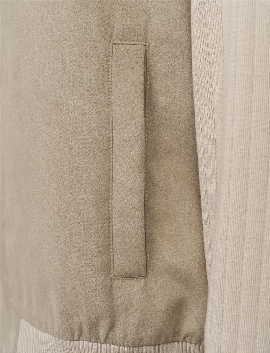 Bugatti outdoor vest beige wijde fit