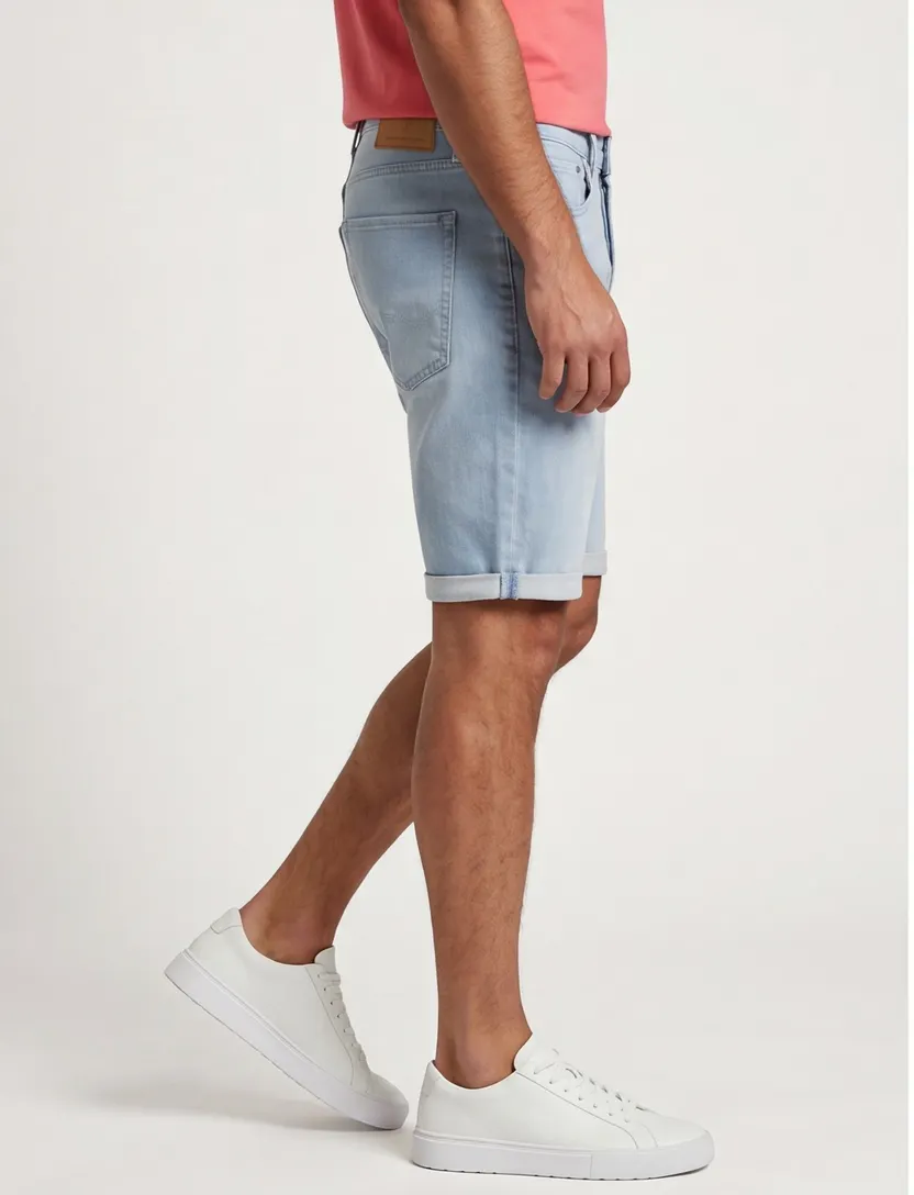 Blue Denim korte broek Jack & Jones lichtblauw