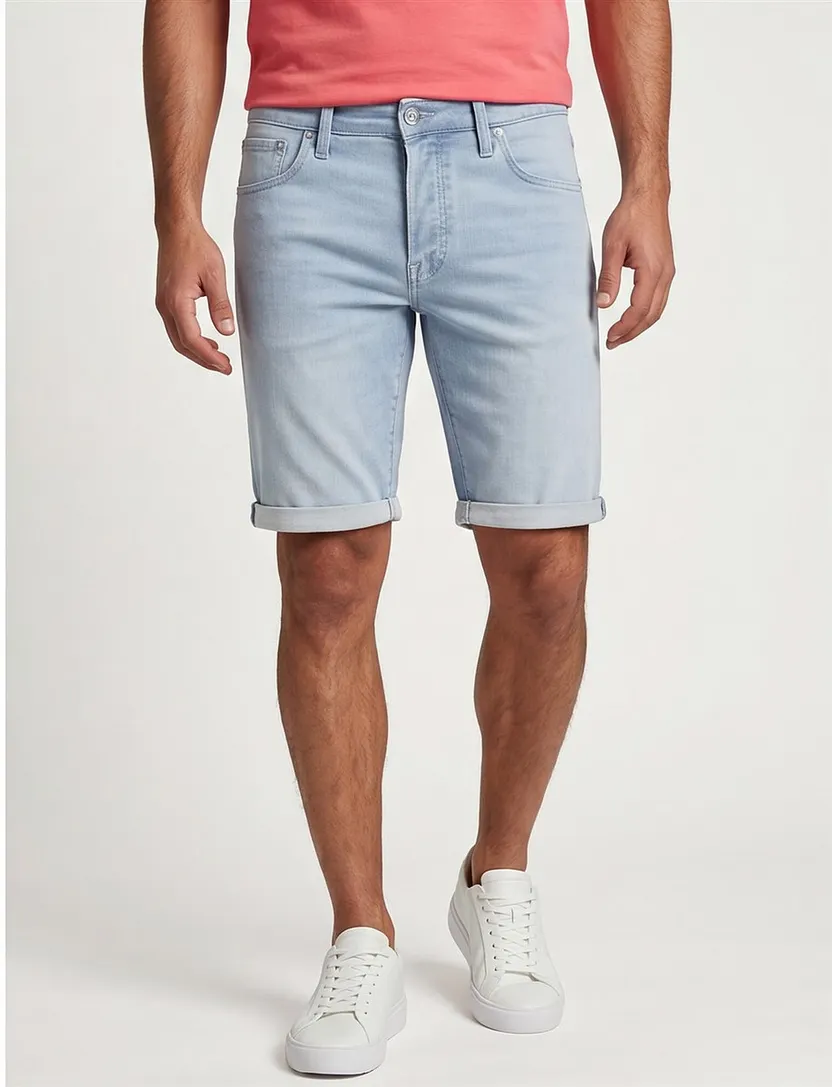 Blue Denim korte broek Jack & Jones lichtblauw