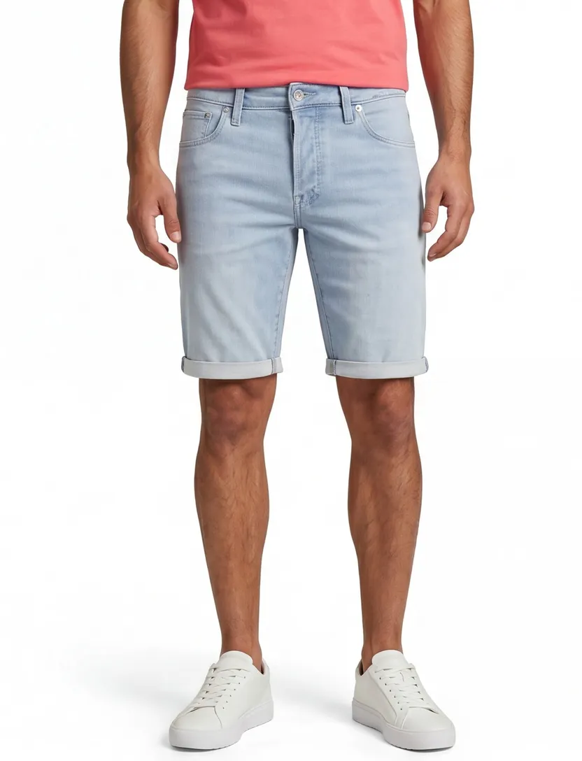 Blue Denim korte broek Jack & Jones lichtblauw