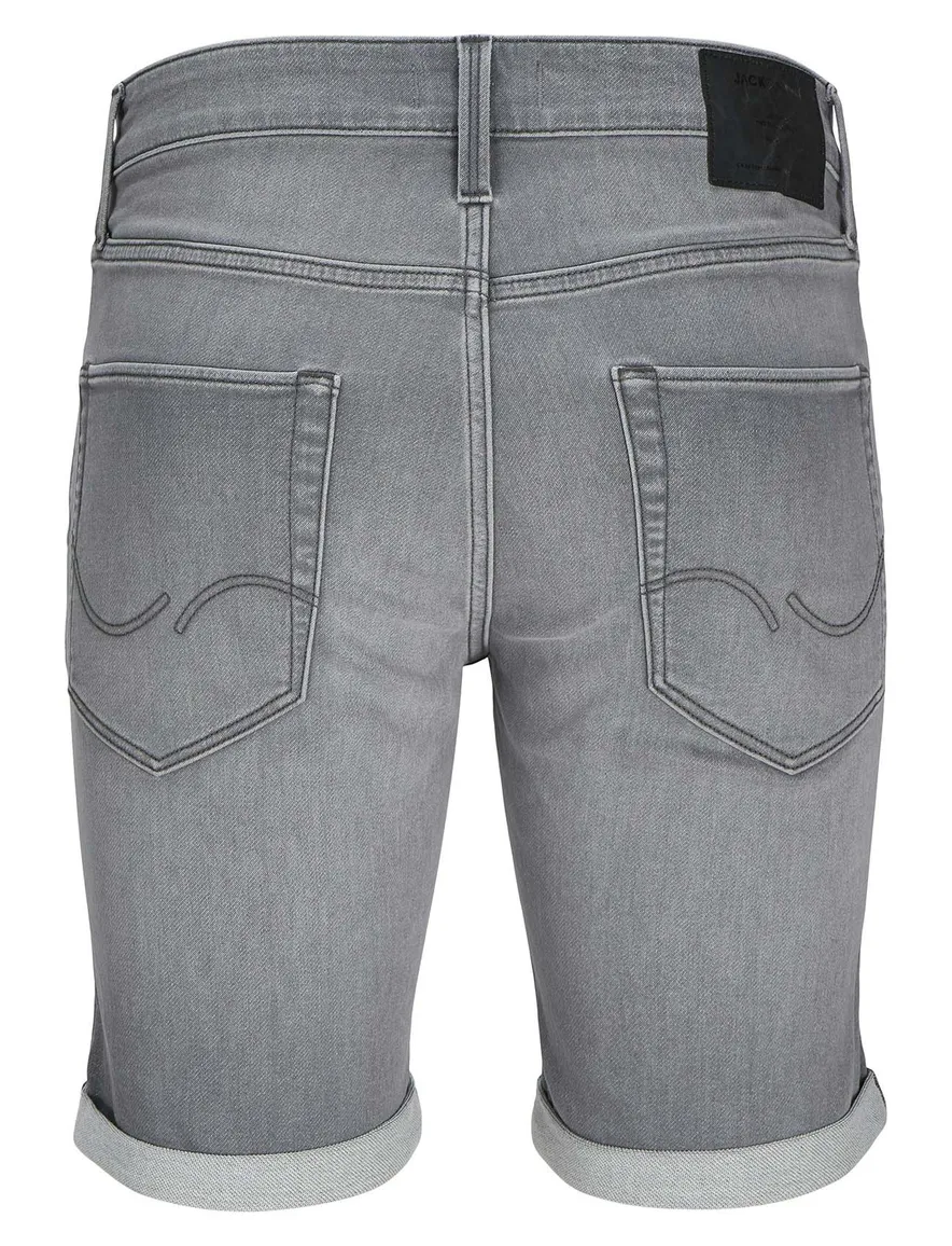 Jack & Jones Grey Denim korte broek grijs