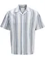 casual overhemd korte mouw blauw Jack & Jones