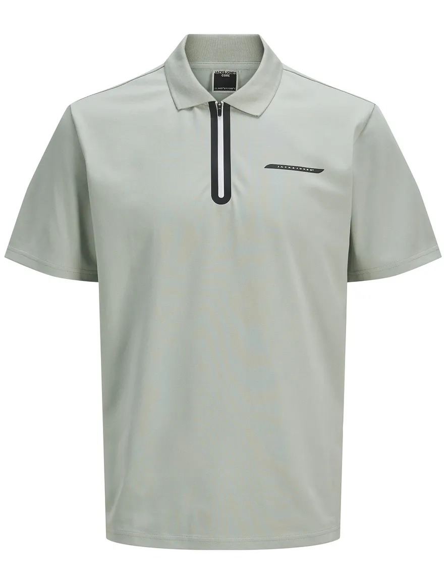 poloshirt korte mouw grijs Jack & Jones